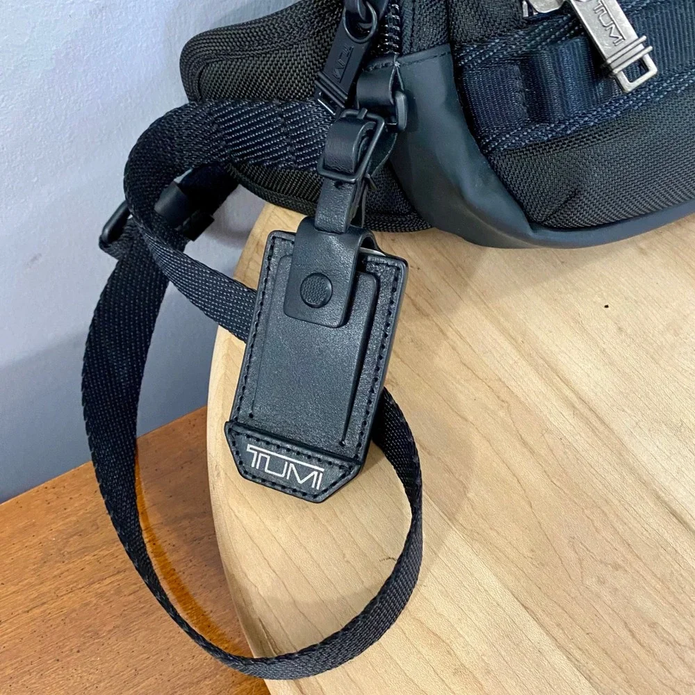 TUMI Recruit 3-in-1 Chest Pack Waist Bag Sling Black Ballistic Nylon 232701D
